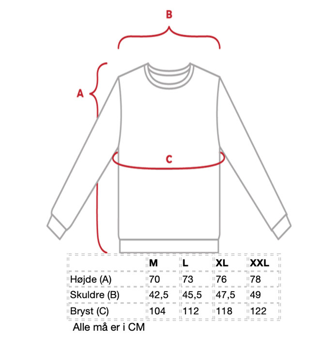 Julegenser m/julenisse i skorstein blå str. XXL